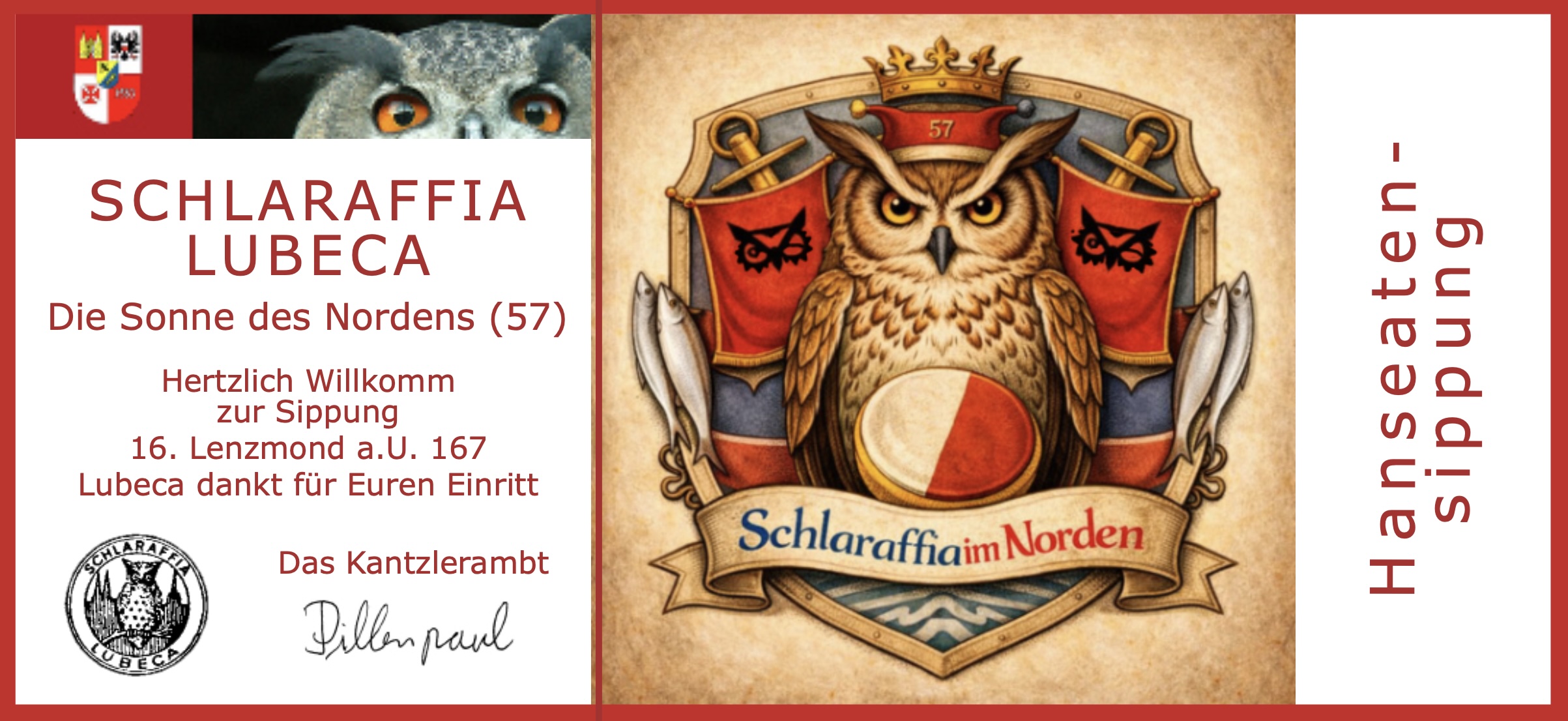 Hanseatensippung, i.h.R. Hammonia: Lubeca und Brema reiten ein