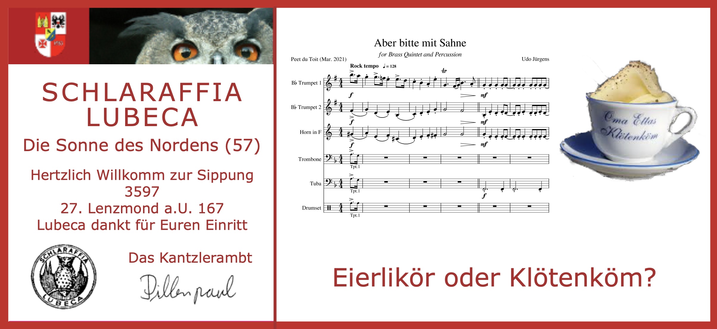 3597: Eierlikör oder Klötenköm?