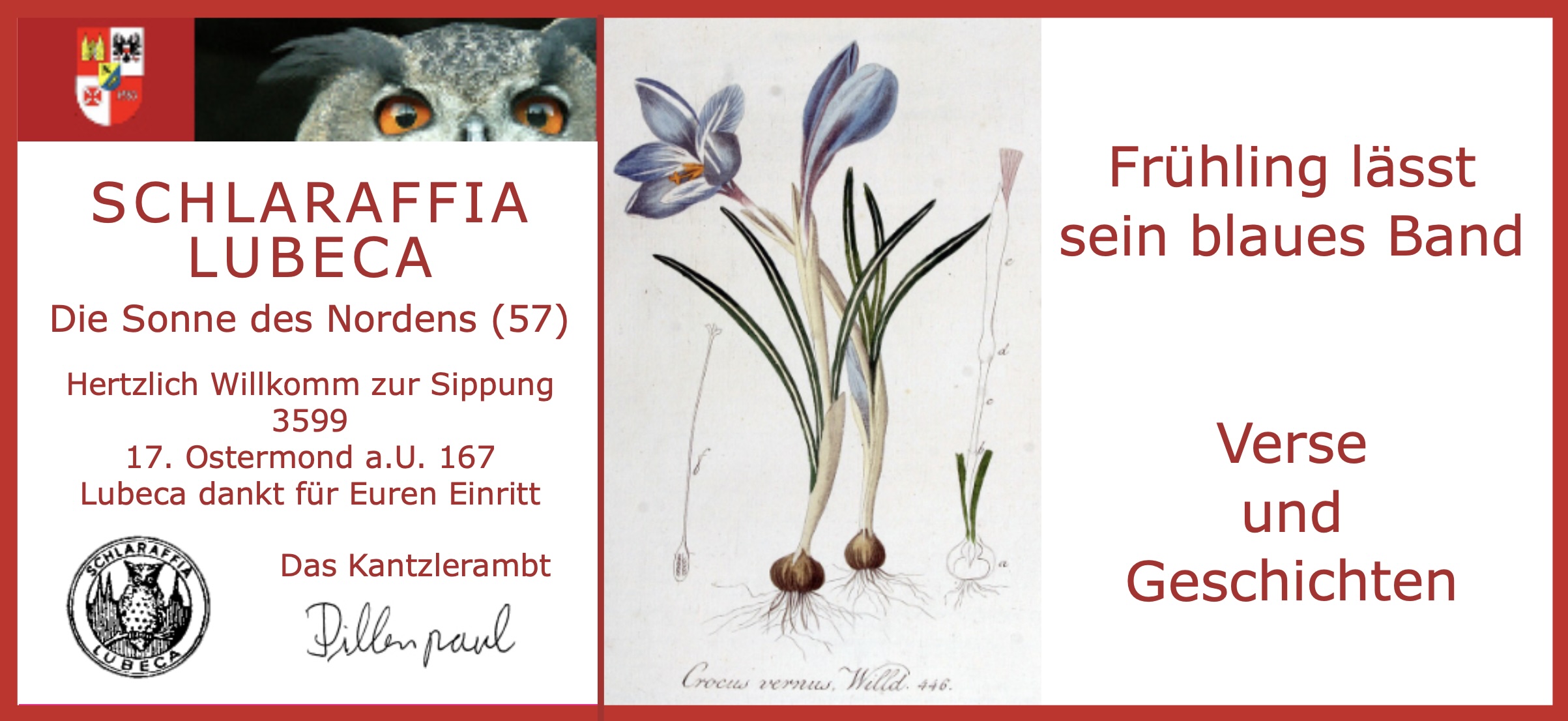 3599: Frühling lässt sein blaues Band....Verse und Geschichten